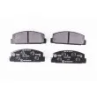 Jeu de 4 plaquettes de frein arrière HELLA 8DB 355 011-131 - Visuel 1