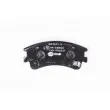 Jeu de 4 plaquettes de frein avant HELLA 8DB 355 011-141 - Visuel 3