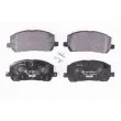Jeu de 4 plaquettes de frein avant HELLA 8DB 355 011-161 - Visuel 1