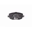 Jeu de 4 plaquettes de frein avant HELLA 8DB 355 011-221 - Visuel 3