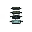 Jeu de 4 plaquettes de frein arrière HELLA 8DB 355 011-351 - Visuel 1