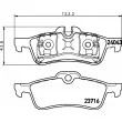 Jeu de 4 plaquettes de frein arrière HELLA 8DB 355 011-351 - Visuel 2