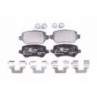 Jeu de 4 plaquettes de frein arrière HELLA 8DB 355 011-361 - Visuel 1