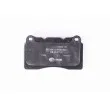 Jeu de 4 plaquettes de frein avant HELLA 8DB 355 011-431 - Visuel 3