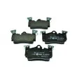 Jeu de 4 plaquettes de frein arrière HELLA 8DB 355 011-471 - Visuel 1