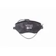 Jeu de 4 plaquettes de frein avant HELLA 8DB 355 011-491 - Visuel 2