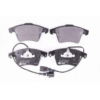 Jeu de 4 plaquettes de frein avant HELLA 8DB 355 011-621