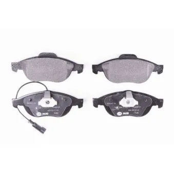 Jeu de 4 plaquettes de frein avant HELLA 8DB 355 011-651