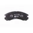 Jeu de 4 plaquettes de frein avant HELLA 8DB 355 011-751 - Visuel 3