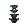 Jeu de 4 plaquettes de frein arrière HELLA 8DB 355 011-801 - Visuel 1