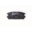 Jeu de 4 plaquettes de frein arrière HELLA 8DB 355 011-841 - Visuel 3