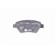 Jeu de 4 plaquettes de frein avant HELLA 8DB 355 011-871 - Visuel 3