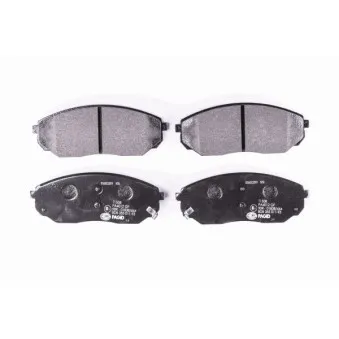 Jeu de 4 plaquettes de frein avant HELLA 8DB 355 011-931