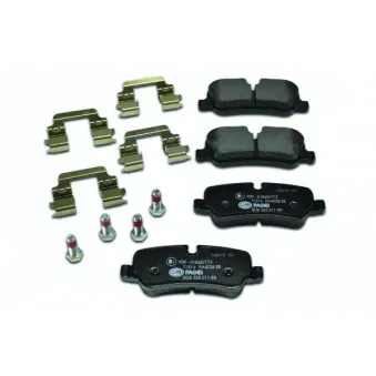 Jeu de 4 plaquettes de frein arrière HELLA 8DB 355 011-981