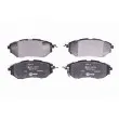 Jeu de 4 plaquettes de frein avant HELLA 8DB 355 012-031 - Visuel 1