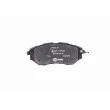 Jeu de 4 plaquettes de frein avant HELLA 8DB 355 012-031 - Visuel 3