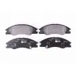 Jeu de 4 plaquettes de frein avant HELLA 8DB 355 012-041 - Visuel 1