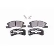 Jeu de 4 plaquettes de frein avant HELLA 8DB 355 012-051 - Visuel 1