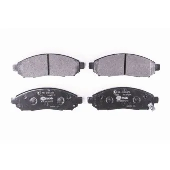 Jeu de 4 plaquettes de frein avant HELLA 8DB 355 012-071