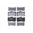 Jeu de 4 plaquettes de frein avant HELLA 8DB 355 012-121 - Visuel 1