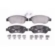 Jeu de 4 plaquettes de frein avant HELLA 8DB 355 012-141 - Visuel 1
