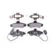 Jeu de 4 plaquettes de frein arrière HELLA 8DB 355 012-201 - Visuel 1