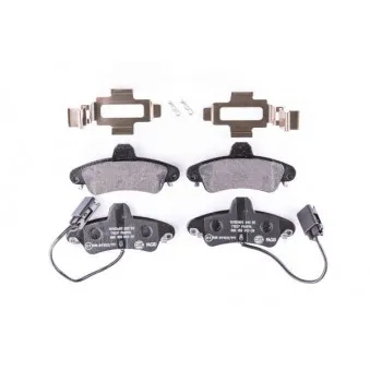 Jeu de 4 plaquettes de frein arrière HELLA 8DB 355 012-201