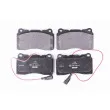 Jeu de 4 plaquettes de frein avant HELLA 8DB 355 012-291 - Visuel 1