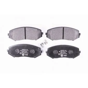 Jeu de 4 plaquettes de frein avant HELLA 8DB 355 012-351