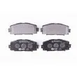 Jeu de 4 plaquettes de frein avant HELLA 8DB 355 012-361 - Visuel 1