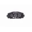 Jeu de 4 plaquettes de frein avant HELLA 8DB 355 012-361 - Visuel 3