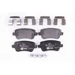 Jeu de 4 plaquettes de frein arrière HELLA 8DB 355 012-411 - Visuel 1
