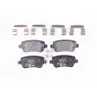 Jeu de 4 plaquettes de frein arrière HELLA 8DB 355 012-421 - Visuel 1