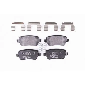 Jeu de 4 plaquettes de frein arrière HELLA 8DB 355 012-421