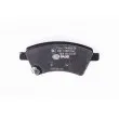 Jeu de 4 plaquettes de frein avant HELLA 8DB 355 012-511 - Visuel 2