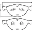 Jeu de 4 plaquettes de frein avant HELLA 8DB 355 012-521 - Visuel 2