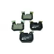Jeu de 4 plaquettes de frein arrière HELLA 8DB 355 012-551 - Visuel 1