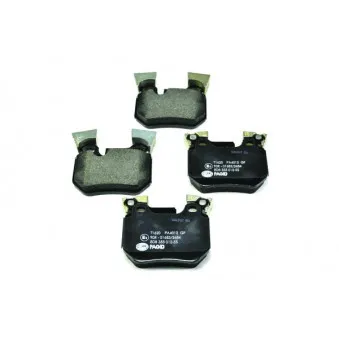 Jeu de 4 plaquettes de frein arrière HELLA 8DB 355 012-551