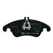 Jeu de 4 plaquettes de frein avant HELLA 8DB 355 012-621 - Visuel 3