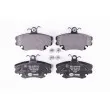 Jeu de 4 plaquettes de frein avant HELLA 8DB 355 012-671 - Visuel 1