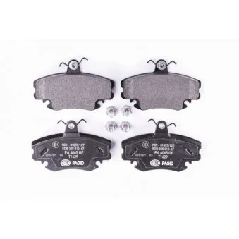Jeu de 4 plaquettes de frein avant HELLA 8DB 355 012-671