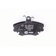 Jeu de 4 plaquettes de frein avant HELLA 8DB 355 012-671 - Visuel 3