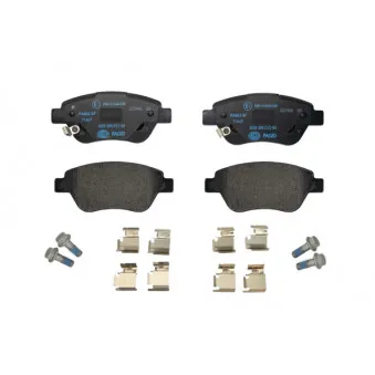 Jeu de 4 plaquettes de frein avant HELLA 8DB 355 012-831