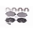 Jeu de 4 plaquettes de frein avant HELLA 8DB 355 012-851 - Visuel 1
