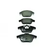 Jeu de 4 plaquettes de frein avant HELLA 8DB 355 012-891 - Visuel 1
