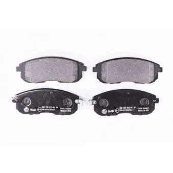 Jeu de 4 plaquettes de frein avant HELLA 8DB 355 012-901