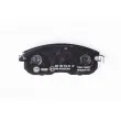 Jeu de 4 plaquettes de frein avant HELLA 8DB 355 012-901 - Visuel 3