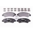 Jeu de 4 plaquettes de frein arrière HELLA 8DB 355 012-911 - Visuel 1