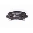 Jeu de 4 plaquettes de frein arrière HELLA 8DB 355 012-991 - Visuel 3
