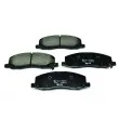 Jeu de 4 plaquettes de frein avant HELLA 8DB 355 013-061 - Visuel 1